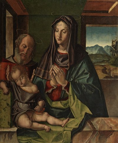 Heilige Familie, c.1500 von Bartolomeo Montagna