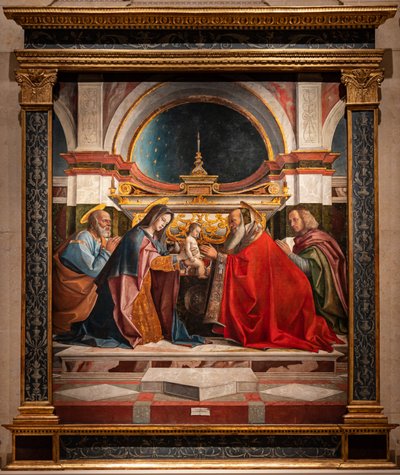 Darstellung Jesu im Tempel von Bartolomeo Montagna