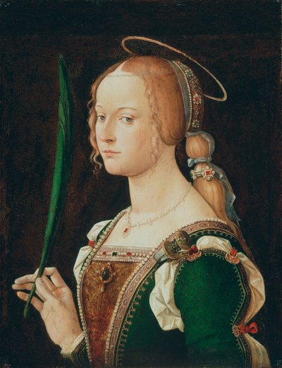 Heilige Justina von Padua, 1490er von Bartolomeo Montagna
