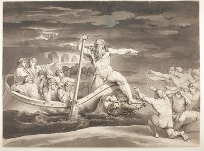Charons Boot von Bartolomeo Pinelli