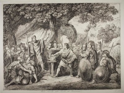 Gaius Mucius Scaevola vor Lars Porsena von Bartolomeo Pinelli
