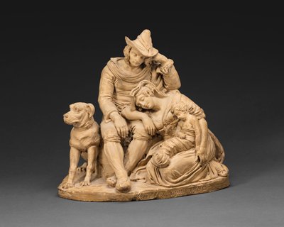 Rastende italienische Bauern von Bartolomeo Pinelli