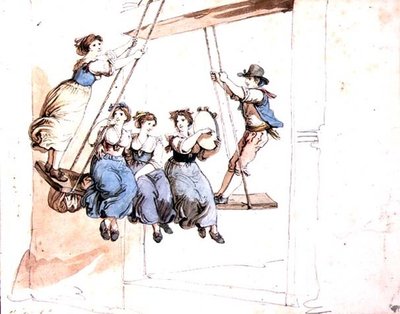 Auf der Schaukel von Bartolomeo Pinelli