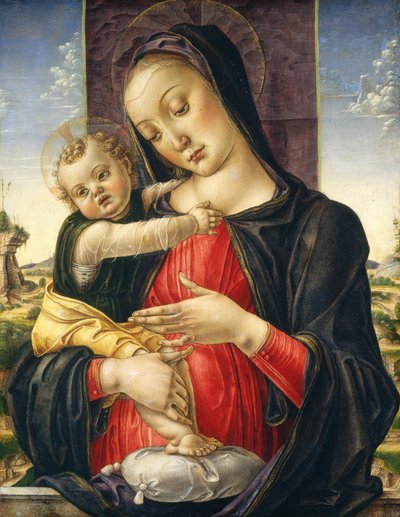 Madonna mit Kind, um 1475 von Bartolomeo Vivarini