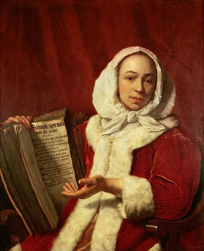 Eine junge Frau feiert Wein, 1665 von Bartolomeus van der Helst