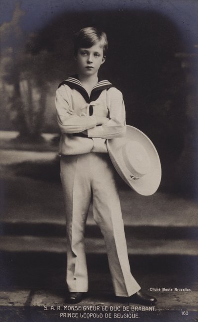 Der Herzog von Brabant, Prinz Leopold von Belgien von Belgian Photographer