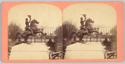 Die kolossale bronzene Reiterstatue von General Andrew Jackson von Bell and Brother