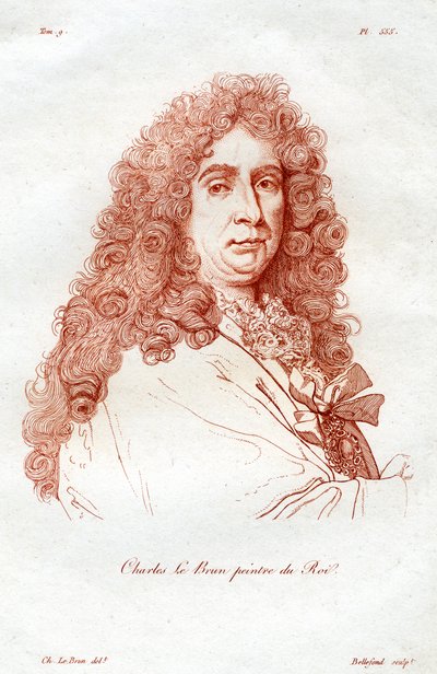 Charles le Brun, französischer Barockmaler, 19. Jahrhundert von Bellefond
