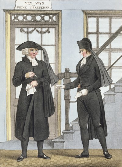 Beerdigungsbeamte von Amsterdam, Illustration aus 