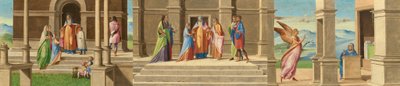Die Darstellung und Heirat der Jungfrau und die Verkündigung von Benedetto Diana