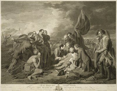 Der Tod von General Wolfe, 1. Januar von Benjamin (after) West