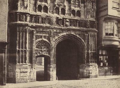 Christchurch-Tor, Canterbury, 1854, gedruckt 1857 von Benjamin Brecknell Turner