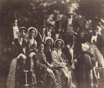 Hochzeitsgruppe, ca. 1852 oder 1853 von Benjamin Brecknell Turner