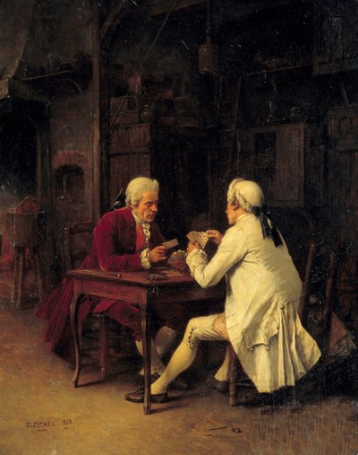 Kartenspieler von Benjamin Eugene Fichel