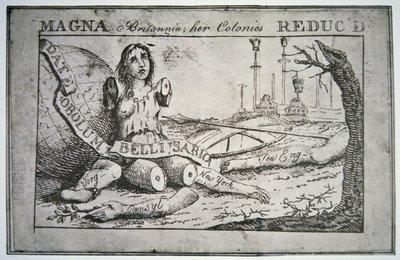 Magna Britannia: ihre Kolonien reduziert von Benjamin Franklin