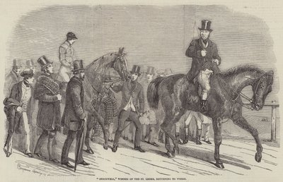 Stockwell, Gewinner des St. Leger, kehrt zum Wiegen zurück von Benjamin Herring