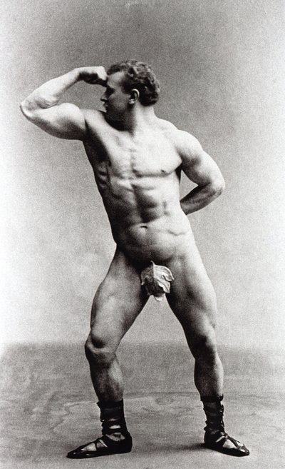 Deutscher Bodybuilder Eugen Sandow von Benjamin J. Falk