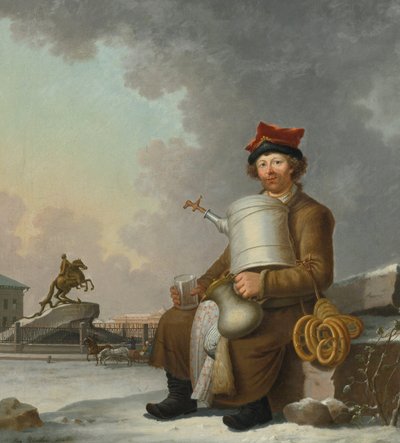 Sbiten-Verkäufer in St. Petersburg von Benjamin Patersson