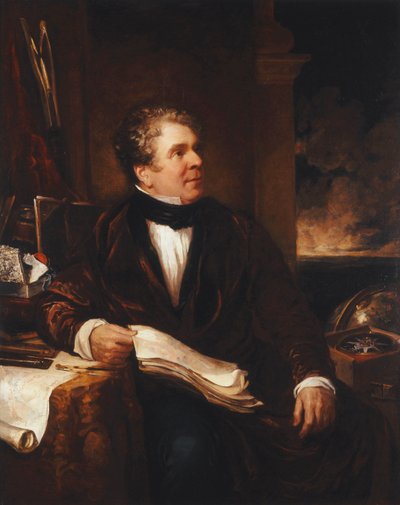 Porträt von Kapitän Sir John Ross von Benjamin Rawlinson Faulkner