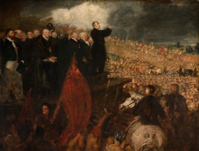 Treffen der Birmingham Political Union, 1832-33 von Benjamin Robert Haydon