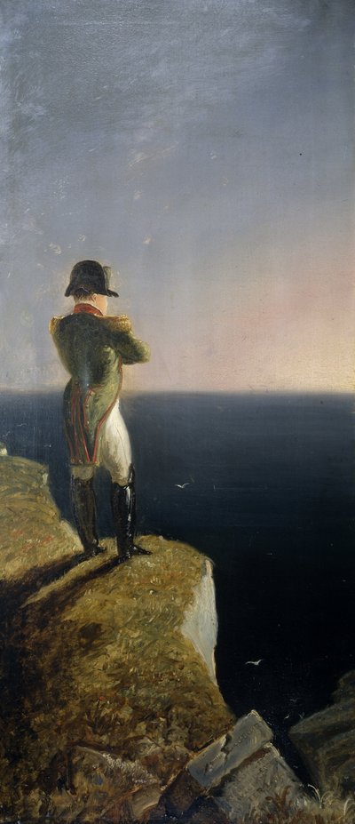 Napoleon auf Elba, nachdenklich auf St. Helena, ca. 1844 von Benjamin Robert Haydon