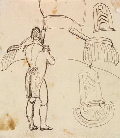 Studie für Napoleon Bonaparte von Benjamin Robert Haydon