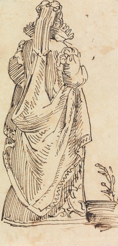 Studie einer Frau von hinten von Benjamin Robert Haydon