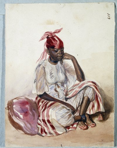 Negerin im Kostüm von Benjamin Roubaud