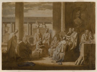 Erkenne dich selbst, 1768 von Benjamin West