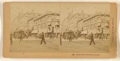 King Street, Toronto, Kanada von Benjamin West Kilburn