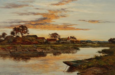 Abend am Severn, 1897 von Benjamin Williams Leader