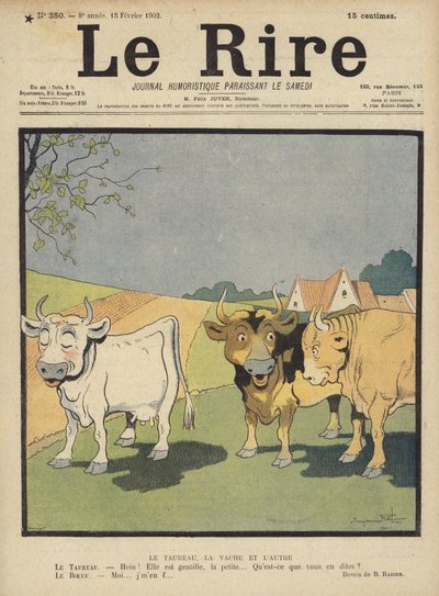 Illustration für Le Rire von Benjamin Rabier