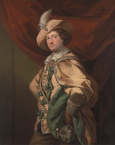Henry Woodward als Petruchio in Catherine und Petruchio, eine Version von Garrick von 
