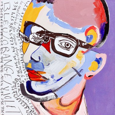 Surportrait : Kurt Cobain & Yves Saint-Laurent, 2019 von Benoit Erwann Boucherot