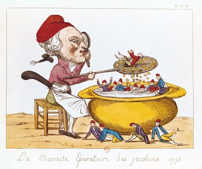 Der reinigende Topf der Jakobiner, 1793 von Benoit Louis Henriquez
