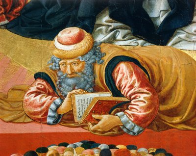 Arabischer Philosoph Averroes (Detail) von Benozzo di Lese di Sandro Gozzoli