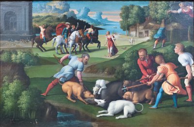 Circe verwandelt Picus in einen Specht von Benvenuto Tisi da Garofalo