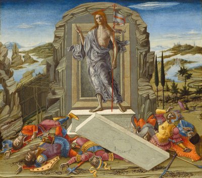 Die Auferstehung, wahrscheinlich 1491 von Benvenuto di Giovanni