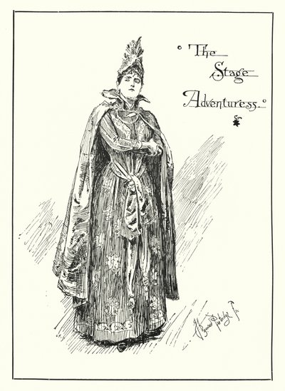 Die Bühnenabenteurerin von Bernard (after) Partridge