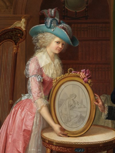 (Detail) Porträt der Familie Villers von Bernard Duvivier