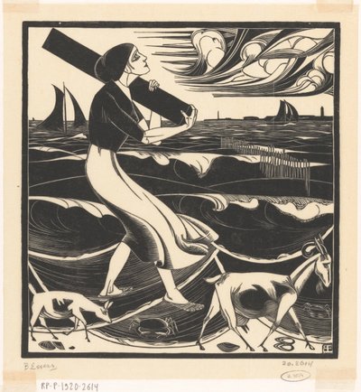 Strand von Bernard Essers (signed by artist)
