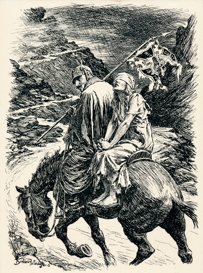 Der Weg des Sieges - Etappe VI von Bernard Partridge