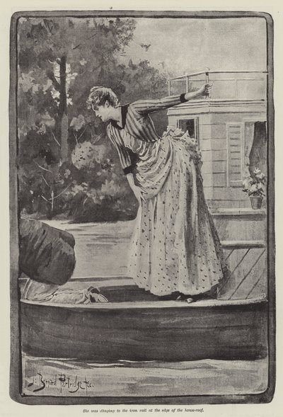 Die seltsamen Abenteuer eines Hausboots, von William Black von Bernard Partridge