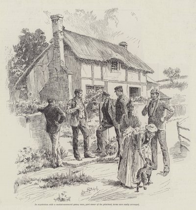Die seltsamen Abenteuer eines Hausboots, von William Black von Bernard Partridge