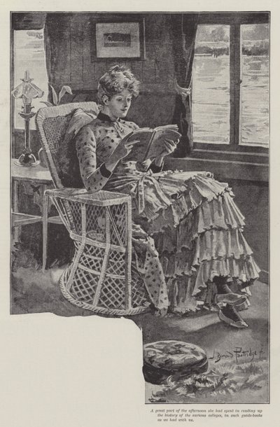Die seltsamen Abenteuer eines Hausboots, von William Black von Bernard Partridge