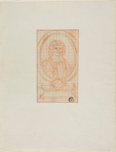 Medallion-Porträt eines Geistlichen von Bernard Picart