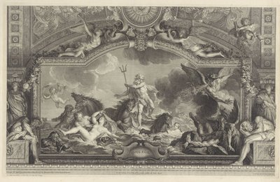 Neptun beruhigt die Wellen von Bernard Picart
