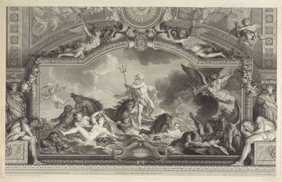 Neptun beruhigt die Wellen von Bernard Picart