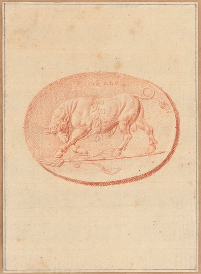 Eines von sechs Kameen mit mythologischen und klassischen Motiven von Bernard Picart