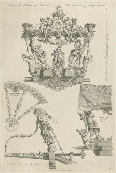 Staatskutsche des Herzogs von Osuna, 1713 von Bernard Picart